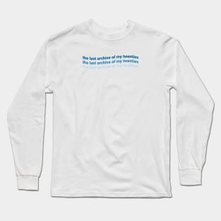 indigo rm Long Sleeve T-Shirt